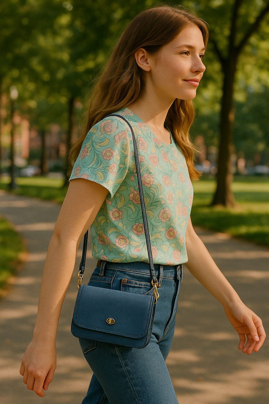 COACH crossbody "Hayden" denim purse